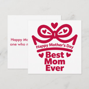 Best Mom Ever – Cute Mother’s Day 2026 Gift Design