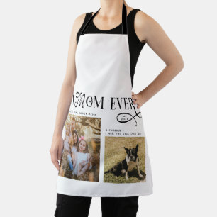 Best Mom Ever Dog Family Photos Heart Mothers Day Apron