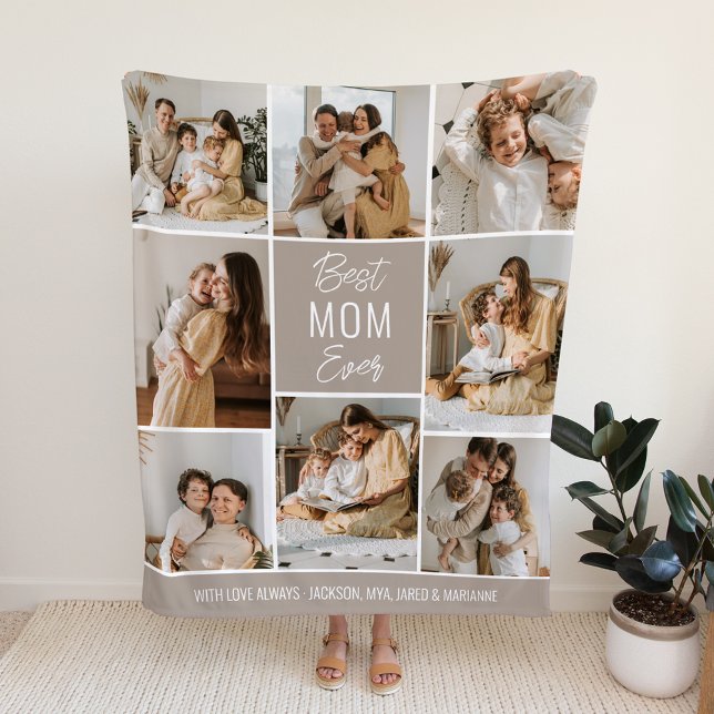 Best MOM Ever Fleece Blanket (Creator Uploaded)