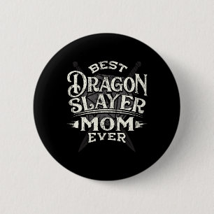 Best Mom Ever Funny Mother's Day Rpg Gamer Women  6 Cm Round Badge