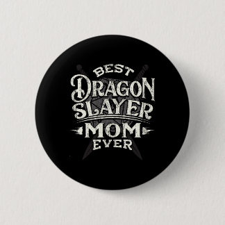 Best Mom Ever Funny Mother's Day Rpg Gamer Women  6 Cm Round Badge