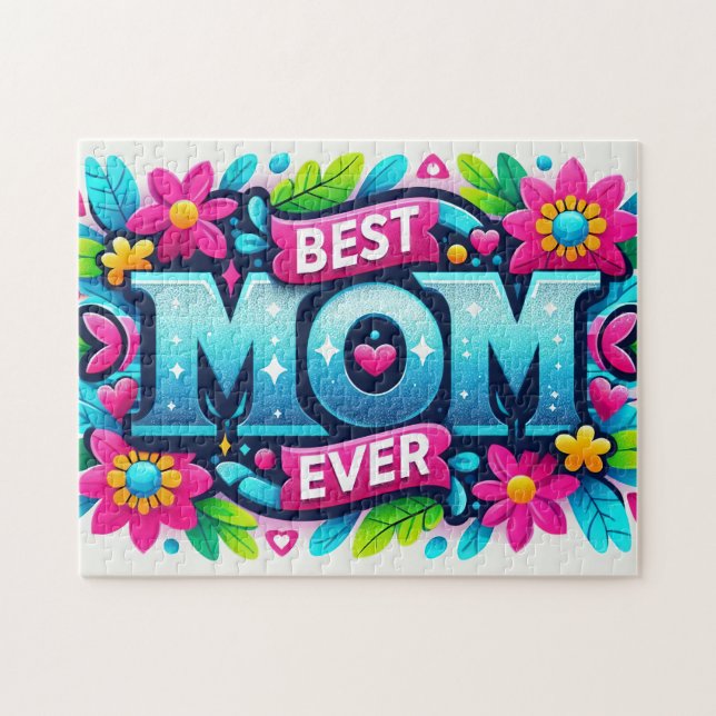 Best Mom Ever Jigsaw Puzzle (Horizontal)