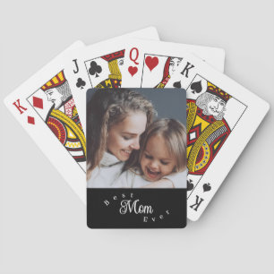 Best Mom Ever Modern Simple Playing Cards