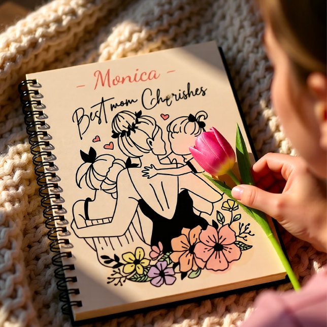 Best Mom Ever Mother and Children Floral Notebook (Best Mom Ever Mother and Children Floral Notebook)