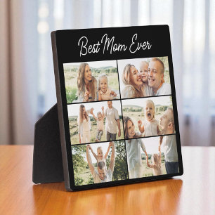 Best Mom Ever Mother's Day 6 Photo Collage Plaque