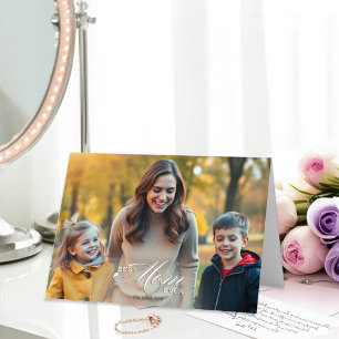 Best Mom Ever Mother's Day Photo Card