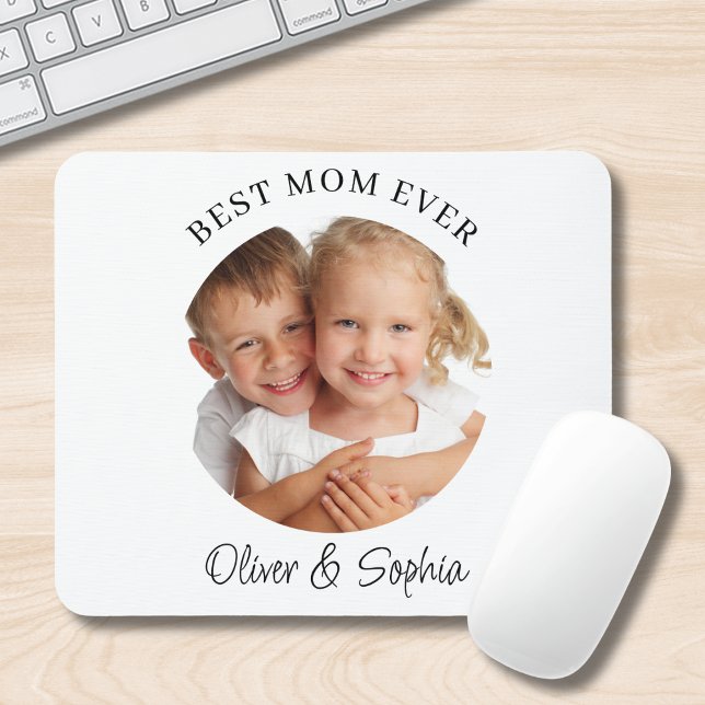 Best Mom Ever Mother's Day Photo  Mouse Pad (Creator Uploaded)