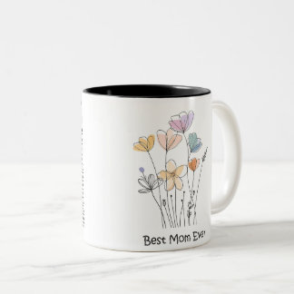 Best Mom Ever Mother's Day Two-Tone Coffee Mug