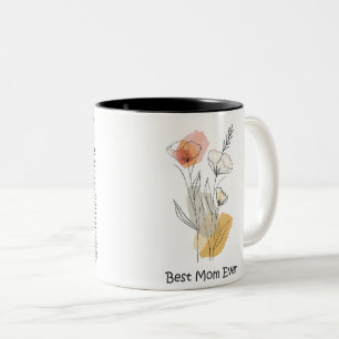 Best Mom Ever Mother's Day Two-Tone Coffee Mug