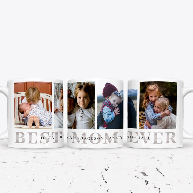 Best Mom Ever Personalized Photo Mug (Creator Uploaded)