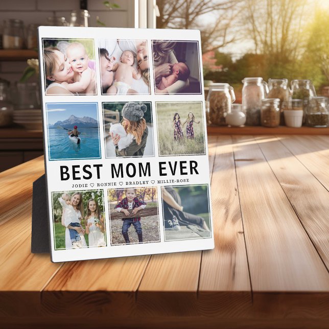 Best Mom Ever Photo Collage Keepake Plaque (Creator Uploaded)