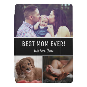 Best Mom Ever Photo Collage Memory Pictures iPad Pro Cover