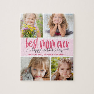 Best Mom Ever Photo Mother's Day Jigsaw Puzzle