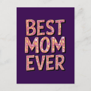 Best mom ever postcard