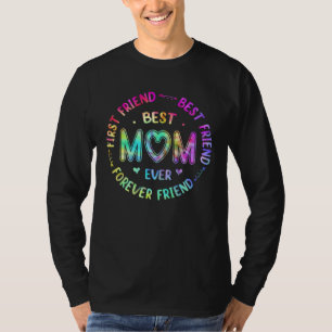 Best Mom Ever Tie Dye Mama Mommy Mama Grandma Moth T-Shirt