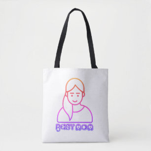 Best mom illustration Tote Bag
