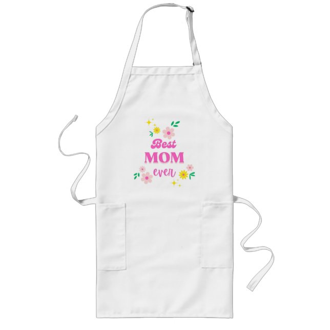 Best Mom Long Apron (Front)