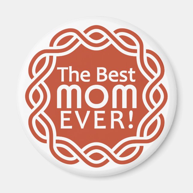BEST MOM magnet (Front)