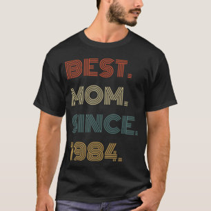 Best Mom Since 1984 Outfit  for Her Women Retro Vi T-Shirt