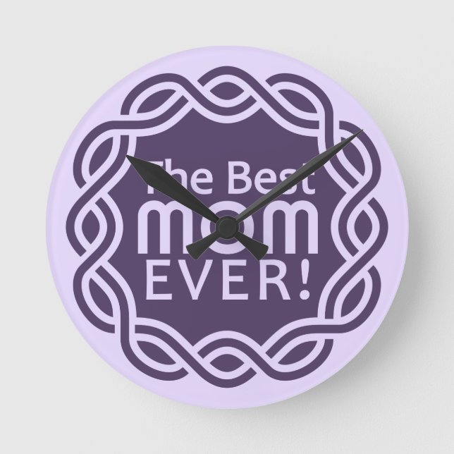BEST MOM wall clock (Front)