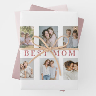 Best Mom Wrapping Paper   Custom Photos