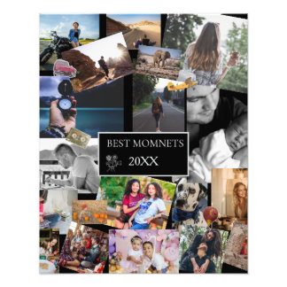 Best Moments New Year Photo Collage