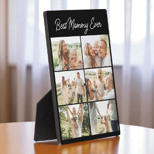 Best Mommy Ever Mother's Day 6 Photo Collage Plaque