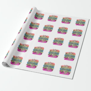 Best Moms Get Promoted To Grandma Wrapping Paper