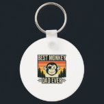 Best Monkey Dad Ever Vintage Monkey Father Shirt_1 Key Ring<br><div class="desc">Best Monkey Dad Ever Vintage Monkey Father Shirt_1</div>
