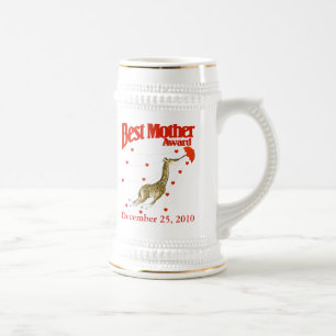Best Mother Award Beer Stein