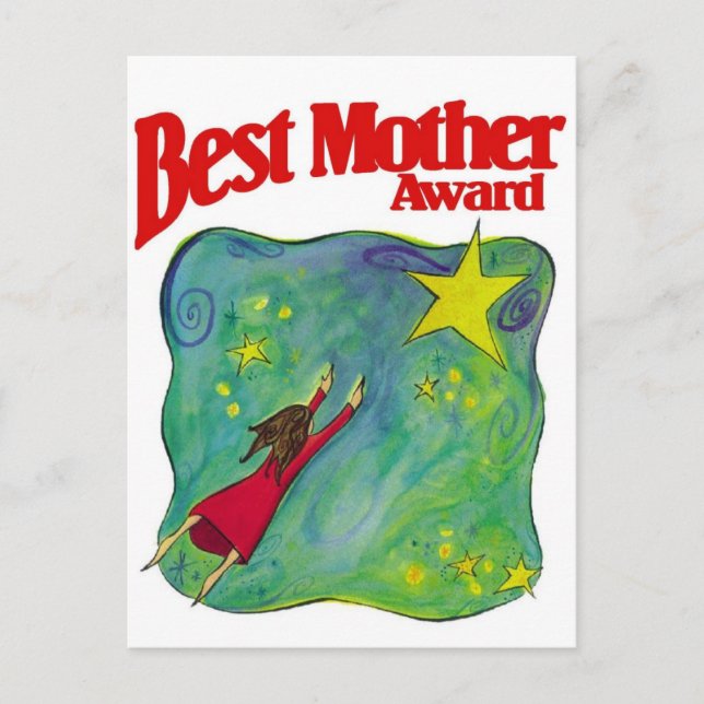 Best Mother Award Gifts Postcard (Front)