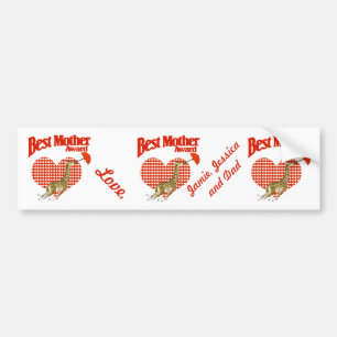 Best Mother Award Keepsake Bumper Sticker