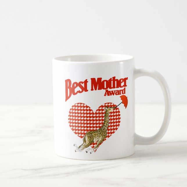 Best Mother Award Keepsake Coffee Mug (Right)