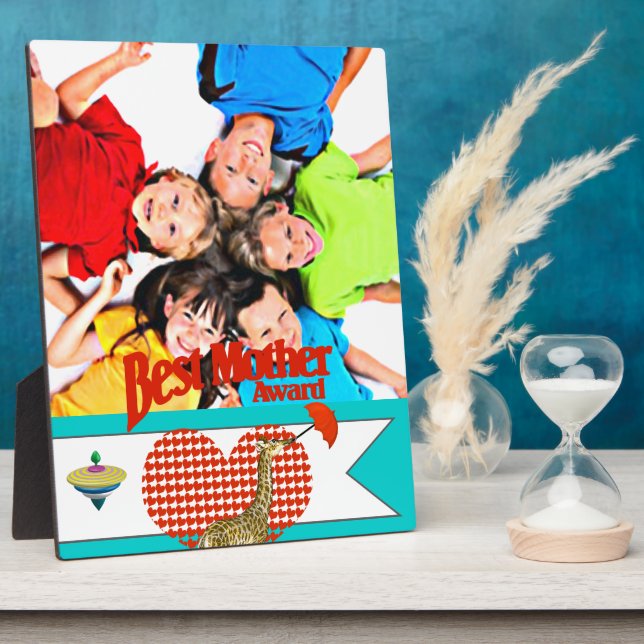 Best Mother Award Keepsake Plaque (Side)