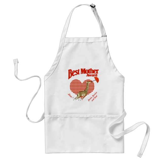Best Mother Award Keepsake Standard Apron (Front)