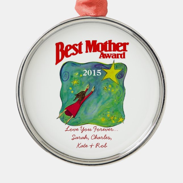 Best Mother Award Ornaments (Front)