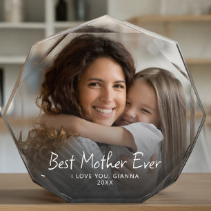 Best Mother Ever Cute Modern Personalized Photo Block