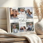 Best Mother Ever Elegant Script Photo Collage Faux Canvas Print<br><div class="desc">Give your mother a gift she'll treasure forever with our best mother ever, mother script photo collage faux canvas. This memorable canvas features a 6-photo collage layout, allowing you to showcase your favourite memories together. The stylish "Mother" script is beautifully placed in the centre, making this canvas a heartfelt tribute...</div>