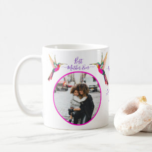 Best Mother Ever! Family Photo Hummingbird Coffee  Coffee Mug