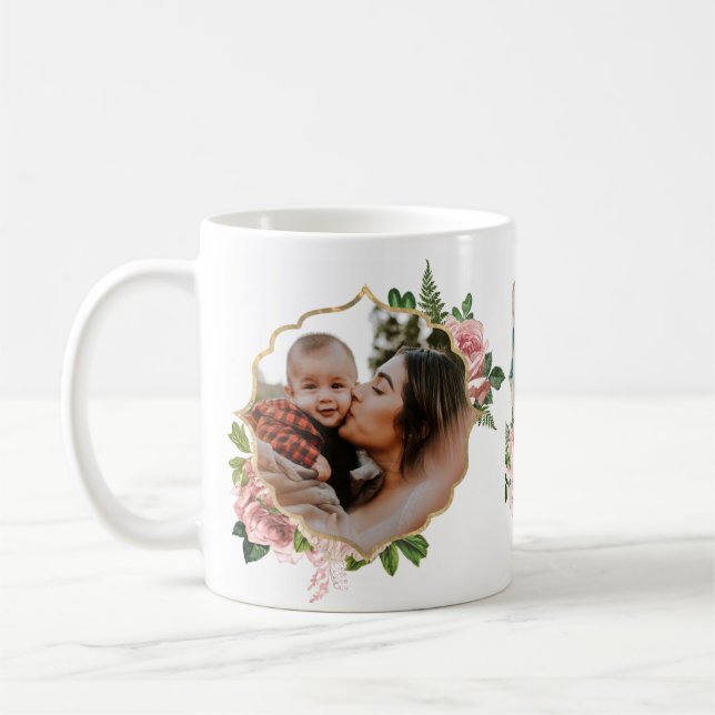 Best Mother Ever Gift for Her - Two Photos Mug (Left)
