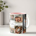 Best Mother Ever | Mother's Day 8 Photo Collage Two-Tone Coffee Mug<br><div class="desc">Send a beautiful personalised mother's day gift to your mum that she'll cherish. Special personalised mother's day family photo collage to display your special family photos and memories. Our design features a simple 8 photo collage grid design with "Best Mother Ever" designed in a beautiful handwritten black script style &...</div>