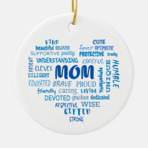 Best Mother qualities and mum characteristics Invi Ceramic Tree Decoration