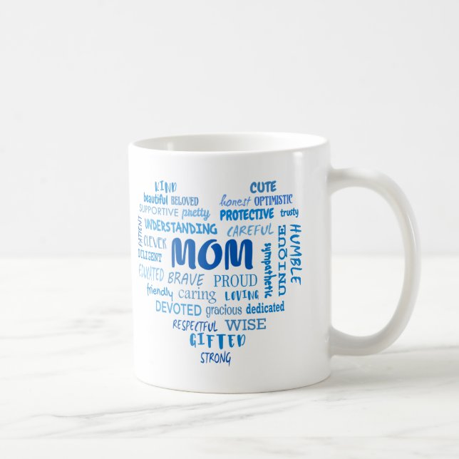 Best Mother qualities and mum characteristics Invi Coffee Mug (Right)