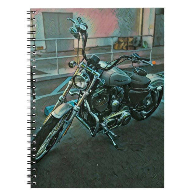 Best motorcyclist gifts notebook (Front)