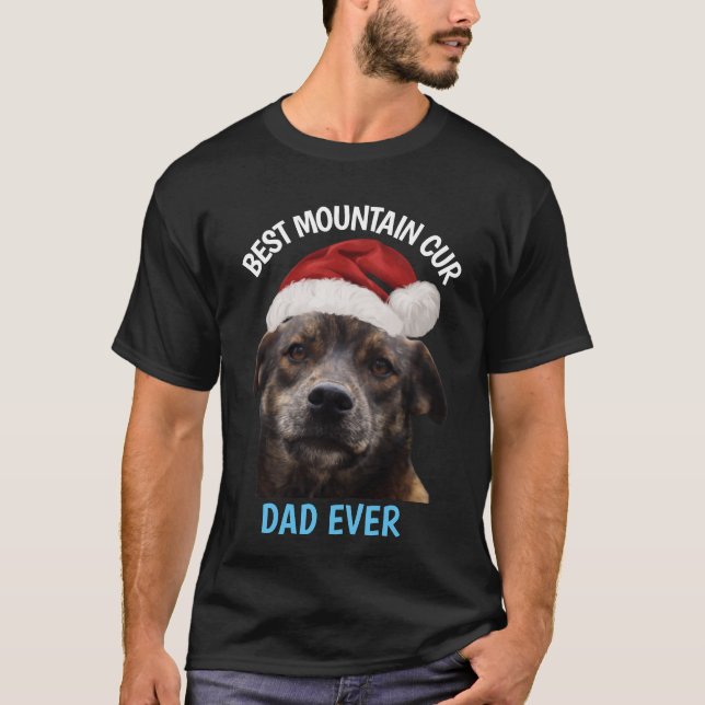 Best Mountain Cur Dad Ever T-Shirt (Front)