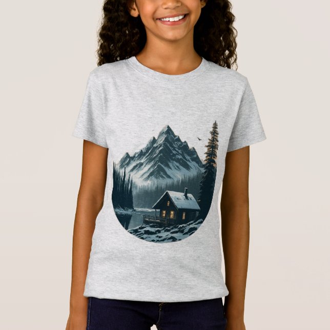 Best Mountainside Serenity T-shirts design🤗❤ (Front)