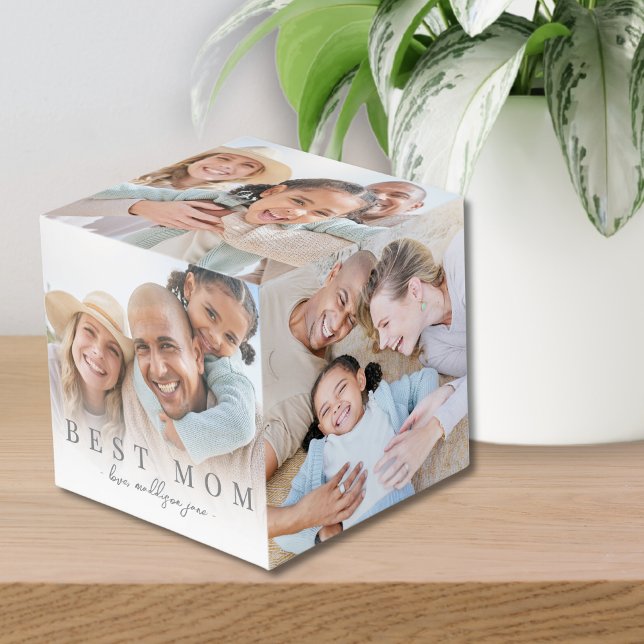 Best Mum 5 Side Picture Family Photos Cube (Best Mom 5 Side Picture Family Photos cube )