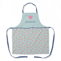Best mum and flower print. All-Over Print Apron