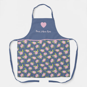 Best mum and flower print. All-Over Print Apron