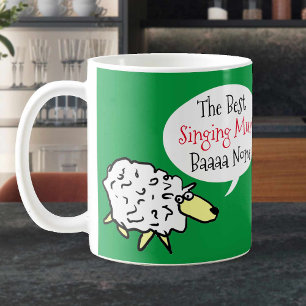Best Mum at Singing. Mum Enjoys Singing. Fun Coffee Mug